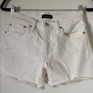 J. Crew Off-White Denim Shorts